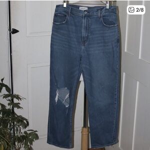 A&F ankle high rise jeans size 14